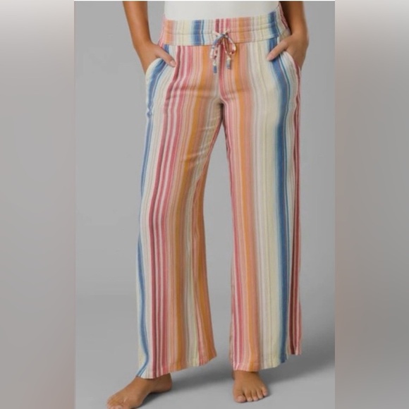 Prana Pants - Prana Multicolor wide leg Pants